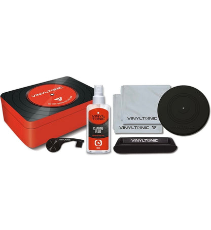 VinylTonic Vinyl Cleaning Kit VT19 100ml Fluid + Brush & Metal Tin