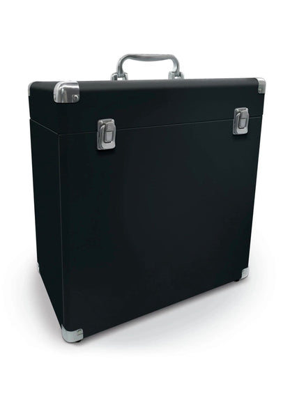 VinylTonic PU Leather Vinyl LP Case Black 40 LP Storage