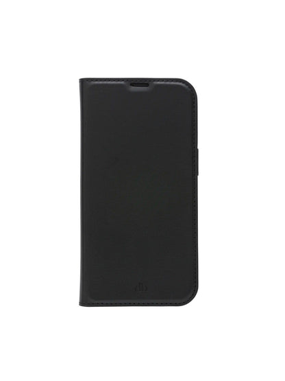 dbramante1928 Oslo - Ultra-Slim Wallet Case - iPhone 13 - Black Leather
