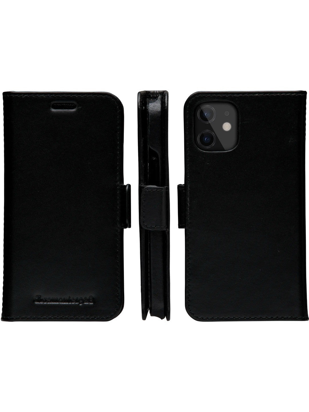dbramante1928 iPhone 12 Mini - Lynge - Black - 2-in-1 Wallet + Magnetic Case 
