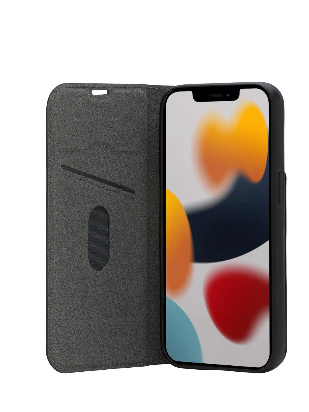 dbramante1928 Oslo - Ultra-Slim Wallet Case - iPhone 13 - Black Leather