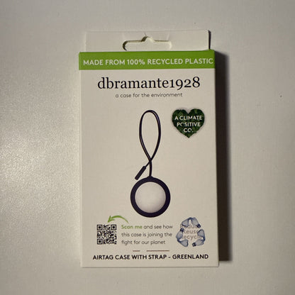 dbramante1928 - Greenland - AirTag Case With Strap - Pacific Blue