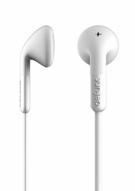 DeFunc Plus Talk In-Ear Headphones with Microphone - White (D0012)